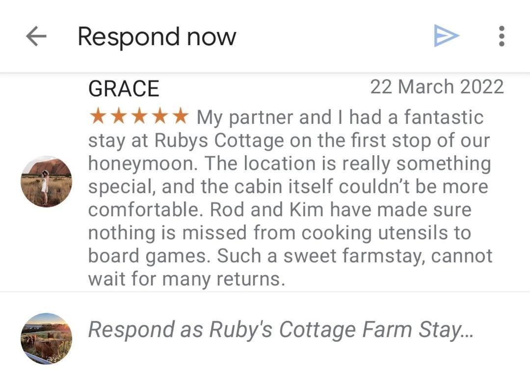 Ruby'S Cottage Farm Stay Порт Артур Екстериор снимка